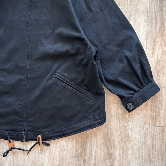 Vintage FW09 Adidas Y-3 Yohji Yamamoto Womens Hooded Twill Anorak Jacket - Sz M - Picture 2 of 7